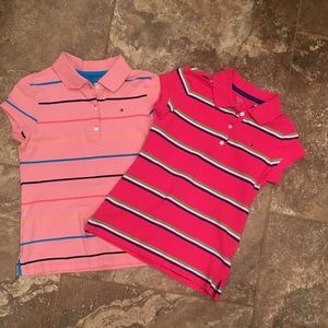 Tommy Hilfiger girls size 8-10 (M) set of polos